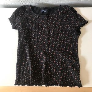 American eagle crop tee